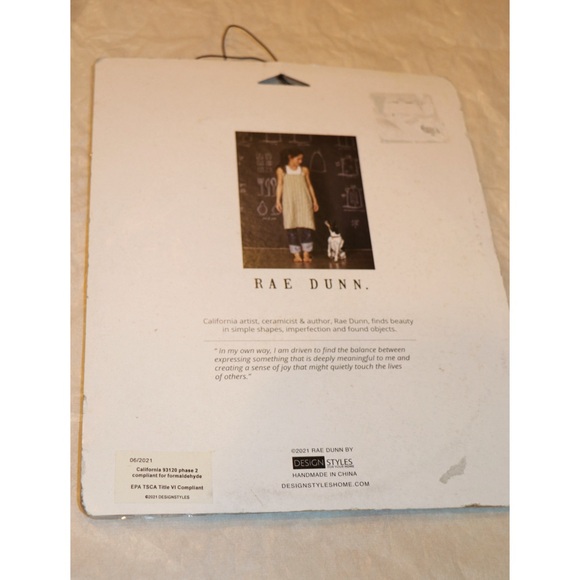 Rae Dunn Newborn Announcement Plaque - Picture 4 of 4